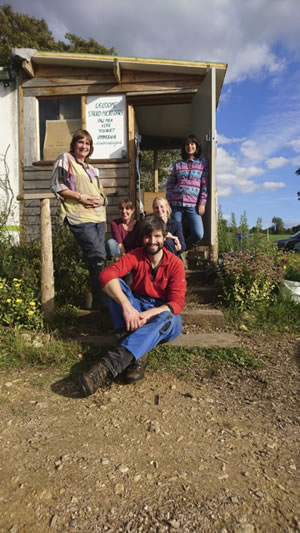 Photo of young farmers at Oakbrook Farm © The Biodynamic Land Trust